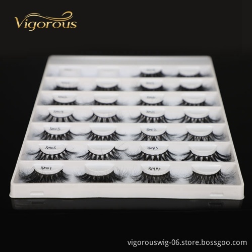 OEM & ODM Private Label Material Hand-made 25 mm 3D Mink Eye Lashes Available Free Sample 100% Natural Eyelashes